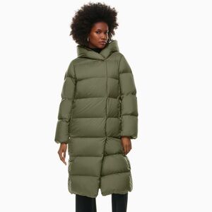 Aritzia Babaton The Duvet Puffer Black Size Lrg Mint Condition!